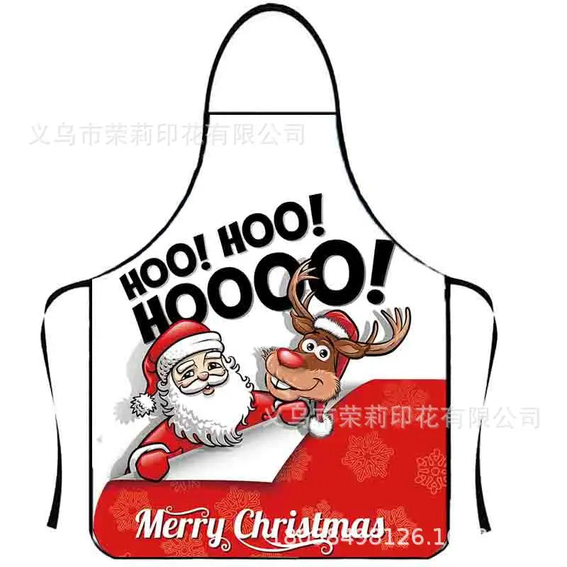 Waterproof Polyester Apron | 3D Printed Cartoon Barbecue Apron