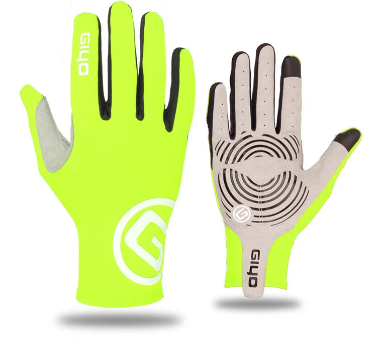 Custom Full-Finger Cycling Gloves with Logo | MOQ 50 pcs