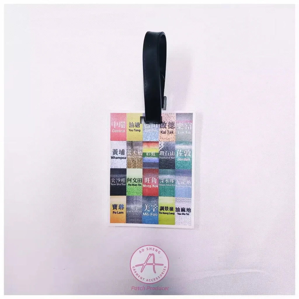 Custom 3D Silicone Luggage Tag — 31-Day Lead, Custom Shapes