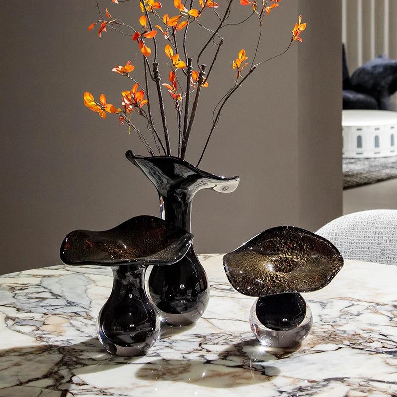 Hand-Blown Glass Vase | 1 MOQ for Luxury Home Decor & Hospitality