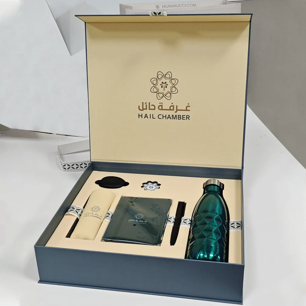 Corporate Gift Box Set | A5 Notebook + Pen | 500 MOQ | 16-Day Lead