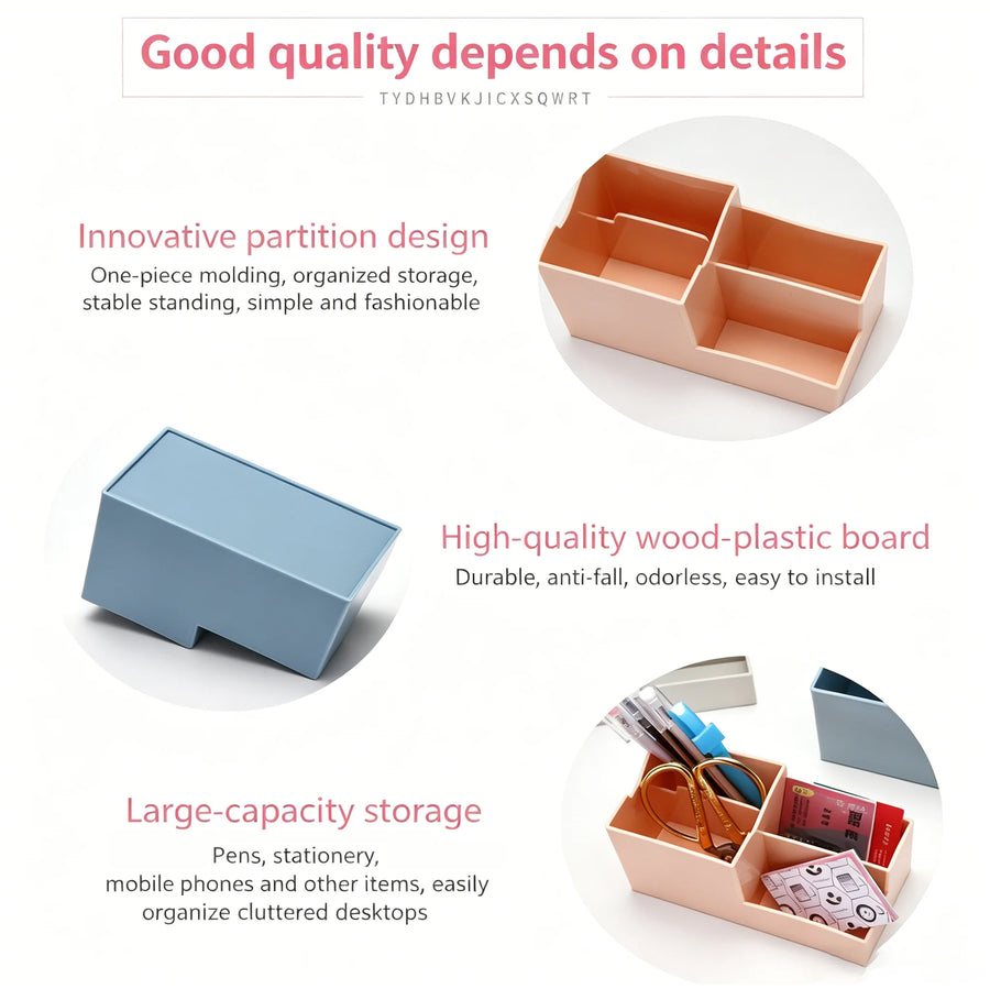 Custom Acrylic Pen Holder with Logo | Large Capacity, Pantone Colors, 100 MOQ
