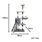 Custom Luxury Cat Tree with Sisal Scratching Posts | MOQ 1 Piece