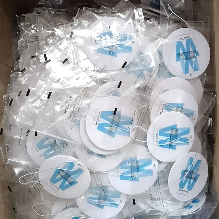 Custom Promotional Air Fresheners | 500 Pcs MOQ, 100+ Scents | Wholesale