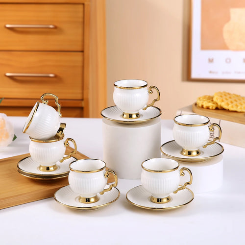 Wholesale Porcelain Coffee Mug Set | Custom Logo | 200-Piece MOQ