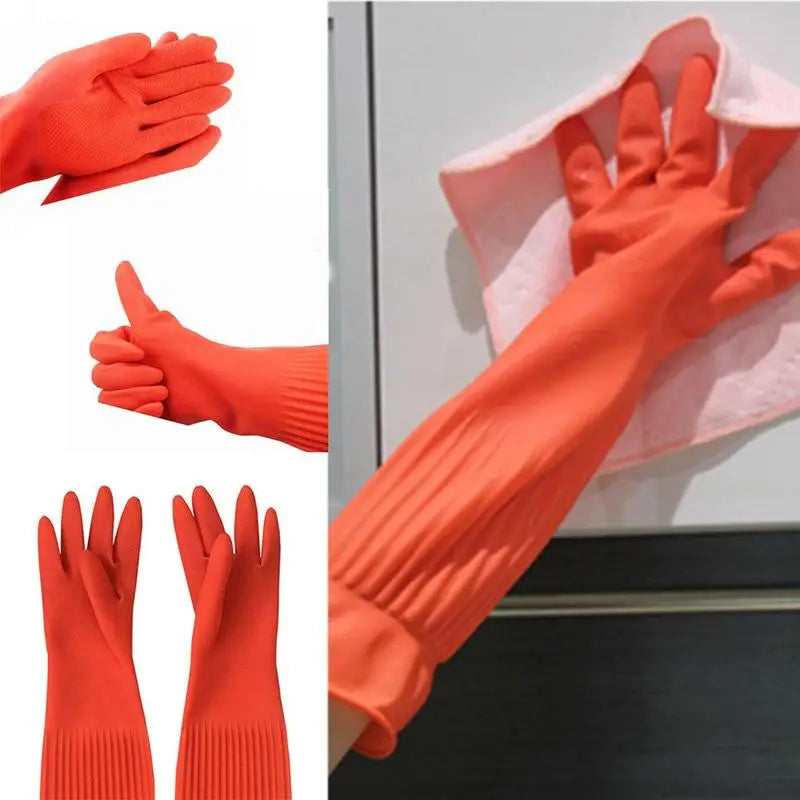 Custom 45cm Latex Gloves | ISO/BSCI | 10-Day Lead Time