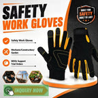 Custom Logo Work Safety Gloves | OEM Industrial MOQ 600 Pairs