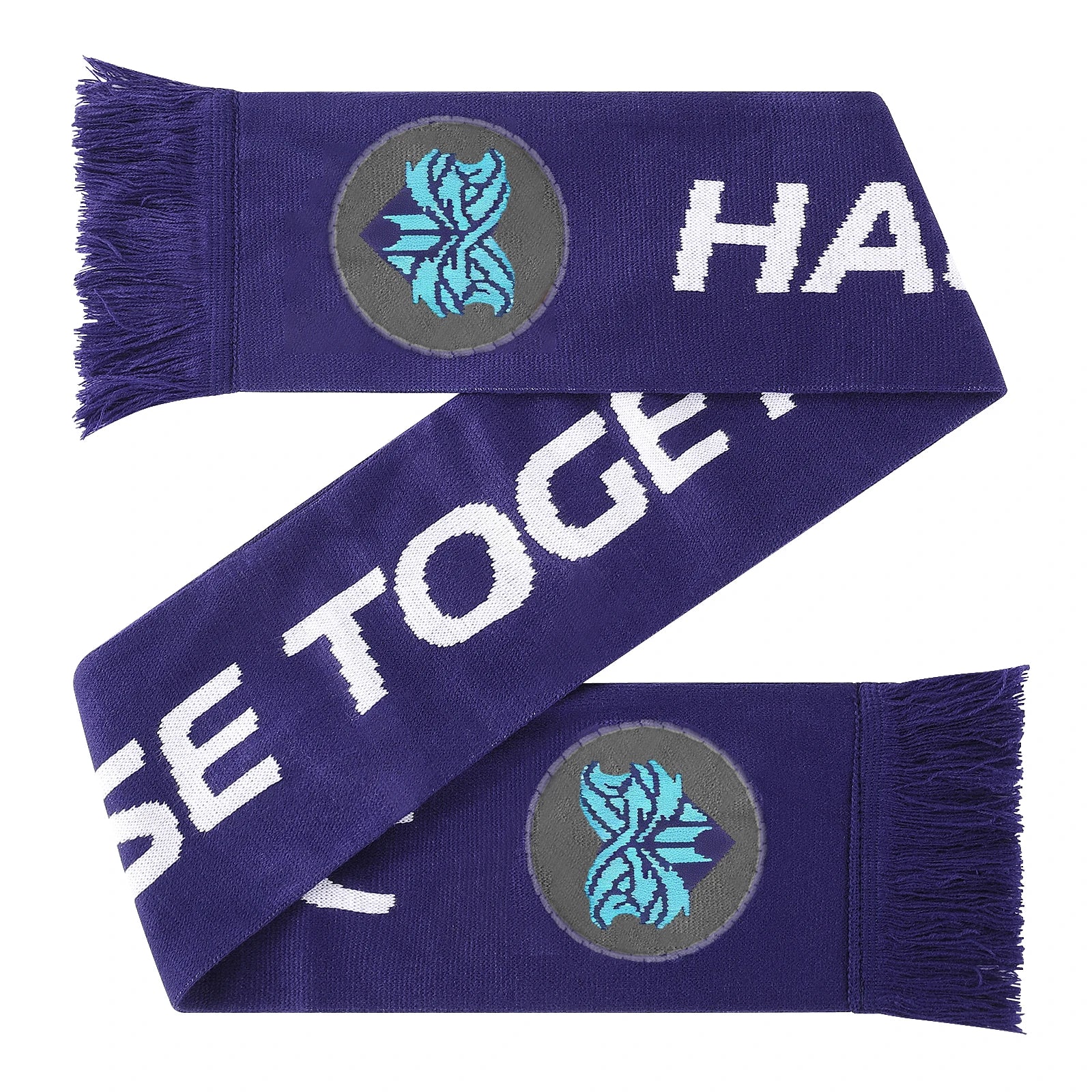 Custom Jacquard Fan Scarves | 100-Piece MOQ & 15-Day Lead Time | Team Logo & Slogan | Sports