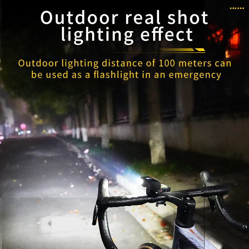 Night Sensor Power Display Bike Light | Custom Bicycle Rechargeable