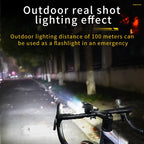 Night Sensor Power Display Bike Light | Custom Bicycle Rechargeable