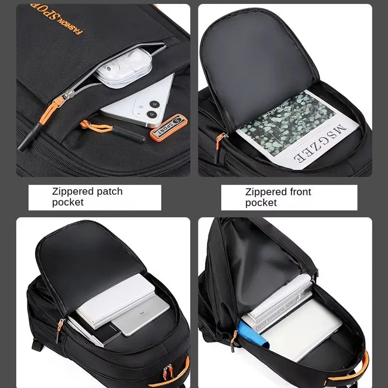 Custom Oxford Laptop Backpack with Logo | MOQ 100 pcs