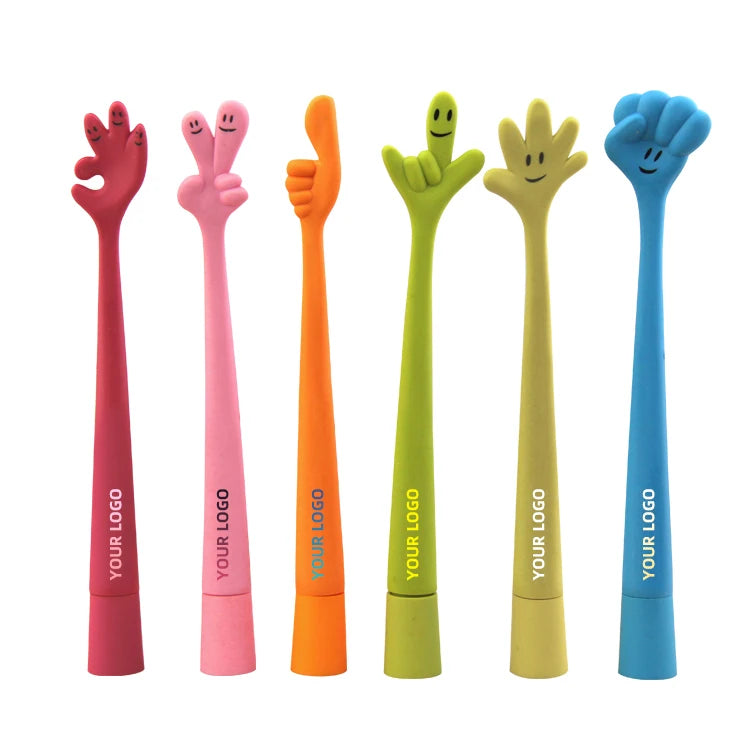 Custom Promotional Pens: 50 MOQ, 7-Day Lead Time, 1.0mm | Multi-Color Silicone Ballpoint Gifts