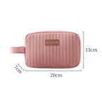 Custom Velvet Cosmetic Bags with Logo — Zipper Closure, Embroidery & Woven Labels