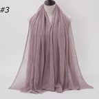 Wholesale Polyester Scarves: 105 Colors, 10-Day Lead, 90x180cm | Spring/Summer Women's Fashion