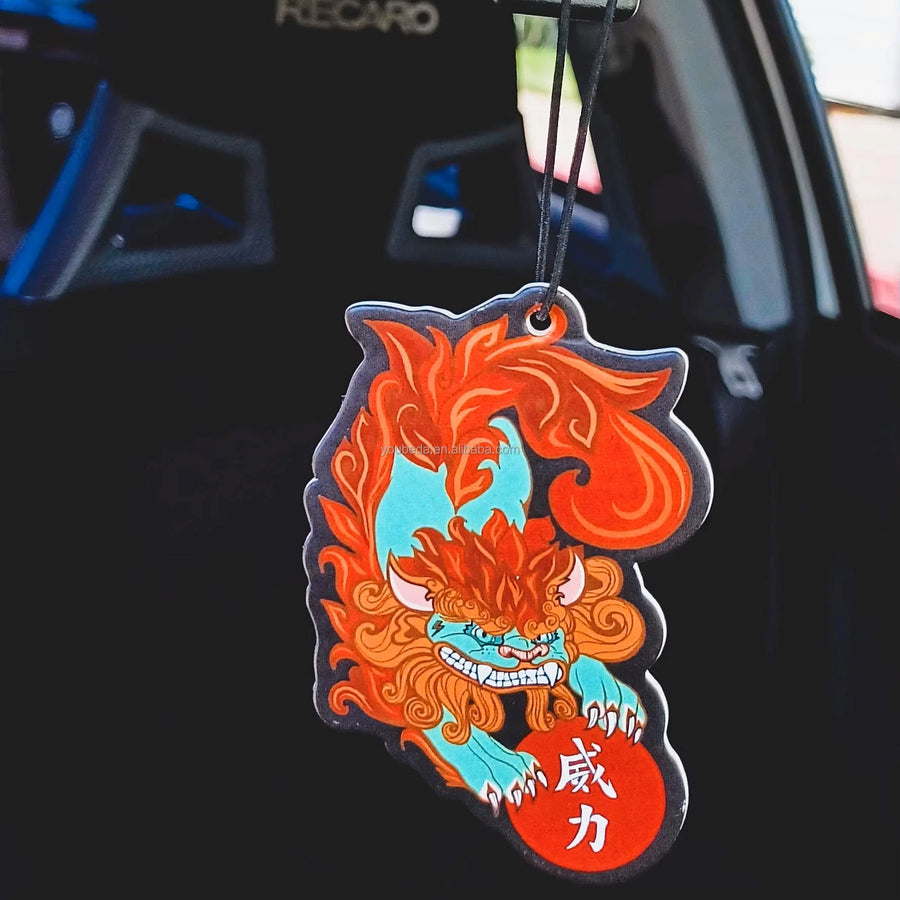 Custom Die Cut Shape Car Air Freshener | MOQ 50 Pcs