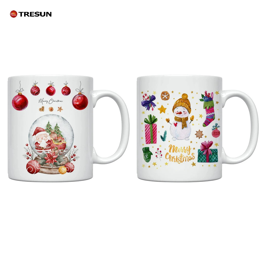 Custom Christmas Mugs 50 pcs | CE Certified