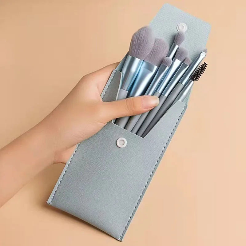 Custom 8-Piece Makeup Brush Set with Logo | 3,000 MOQ