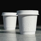 Custom Embossed Double Wall Paper Cup with Logo for Cafe | MOQ 10,000