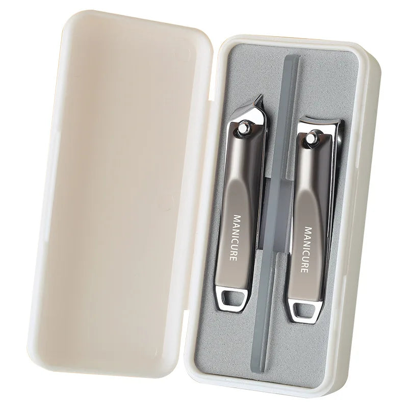 Custom Stainless Steel Nail Clipper Set | Engraved Logo | 1pc MOQ | 5-Day Lead