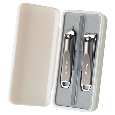 Custom Stainless Steel Nail Clipper Set | Engraved Logo | 1pc MOQ | 5-Day Lead