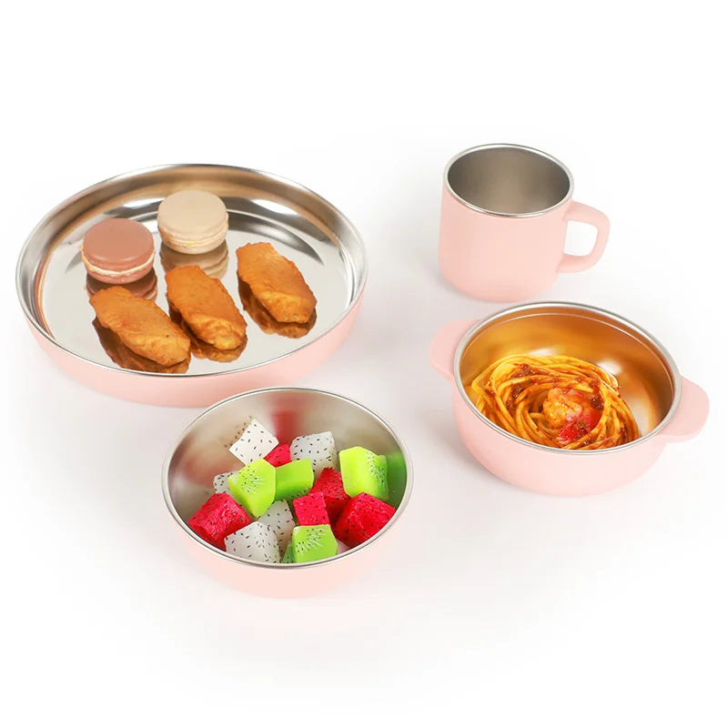 Unbreakable Silicone Baby Bowl & Plate Set | Branded T-Shirts Low MOQ Sourcing