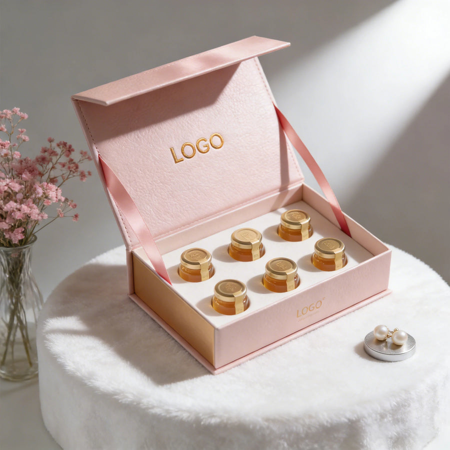 ISO9001 Custom Stamped Logo Gift Box | MOQ 500 Boxes