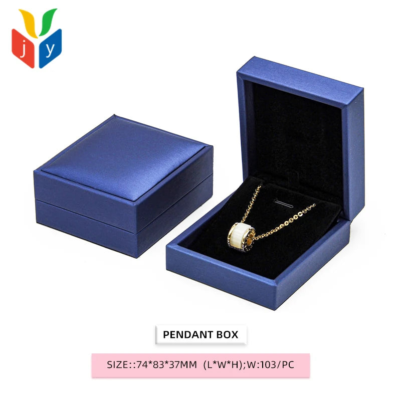 Custom PU Leather Jewelry Boxes with Logo | MOQ 100