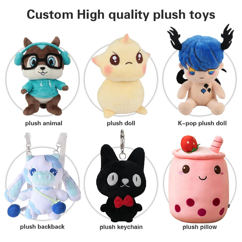 Custom Plush Toys with Logo | MOQ 100 | ASTM/EN71 Tested
