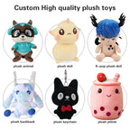 Custom Plush Toys with Logo | MOQ 100 | ASTM/EN71 Tested