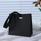 Custom Ribbon Handle Paper Gift Bags | Jewelry Packaging MOQ 100
