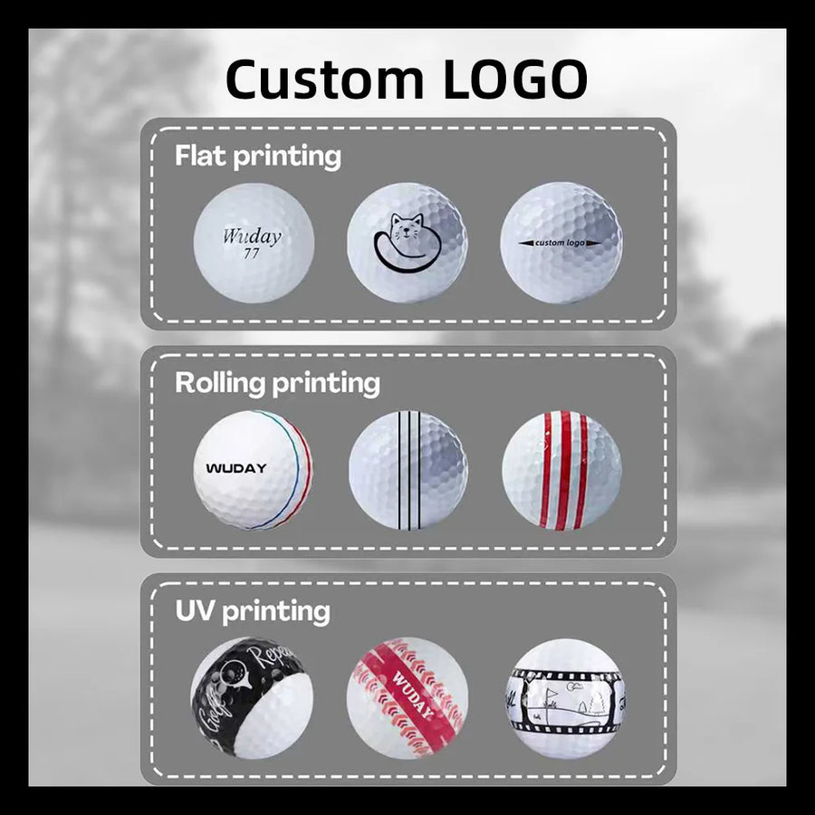 Custom Golf Balls with Logo – Surlyn 2/3/4 Piece, USGA Compliant
