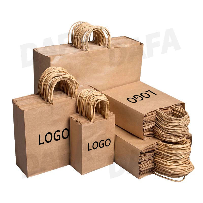 Custom Kraft Paper Bags | Recyclable Shopping Bags