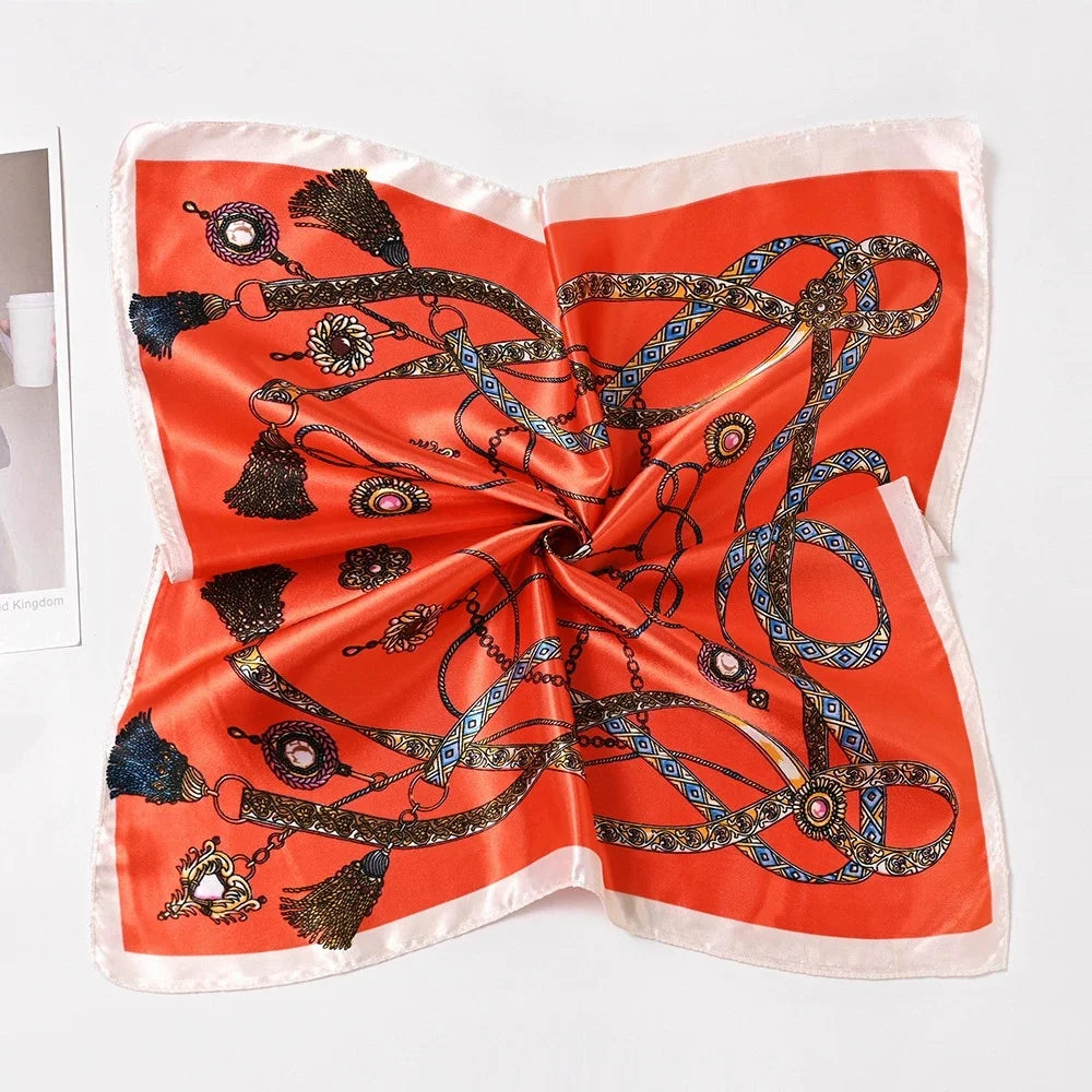 Personalized Silk Satin Scarves | 2-Piece MOQ & 3-7 Day Lead Time | 46 Colors | OEM Manufacture
