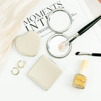 2x Magnifying Pocket Mirrors | Champagne Gold | MOQ 50