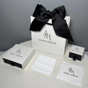 Custom Logo Jewelry Box | Cardboard Drawer Box with Velvet