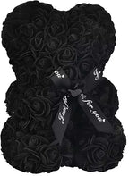 Wholesale Artificial Rose Bear with Handmade Eternal Flower Teddy Bear for Valentine's Day Mother's Day Gift with Box