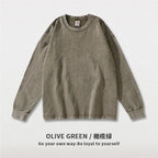 300G Heavyweight Long-Sleeve T-Shirt | Pure Cotton Oversized Fit