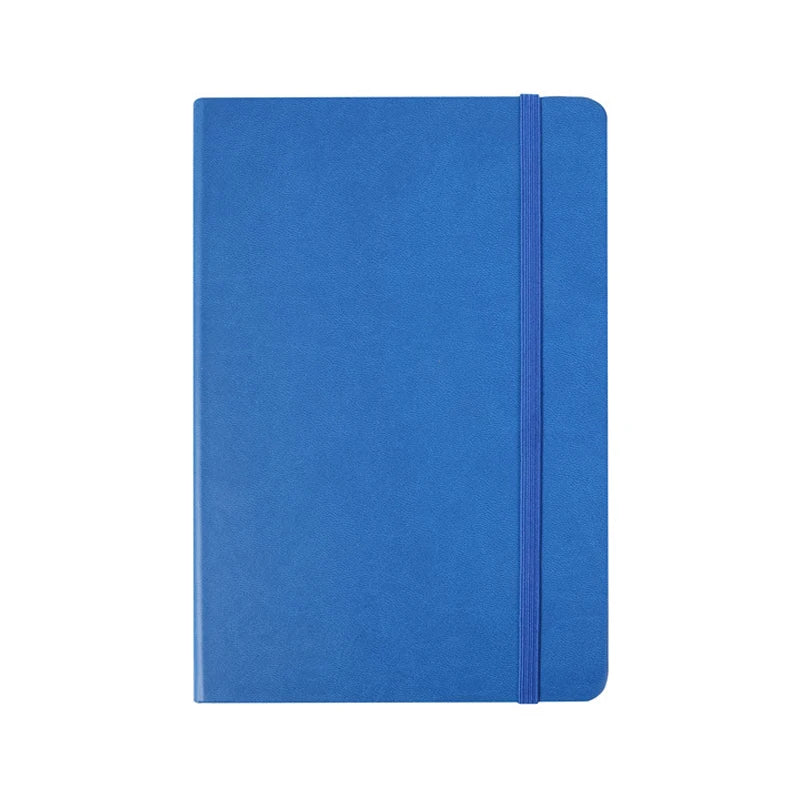 Custom A5 Leather Notebook with Logo | 100 Pcs MOQ Thread-Sewn PU Journal