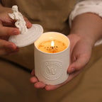 Custom Ceramic Candle Jars 5oz | Matt Porcelain with Logo MOQ 500