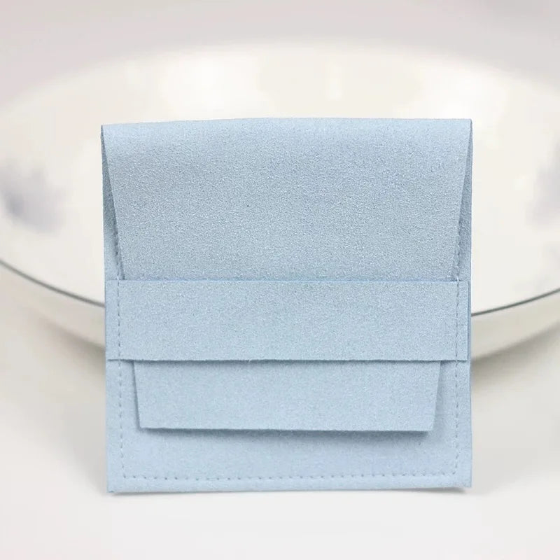 Custom Microfiber Velvet Jewelry Pouch Wholesale | 20 MOQ 12 Colors