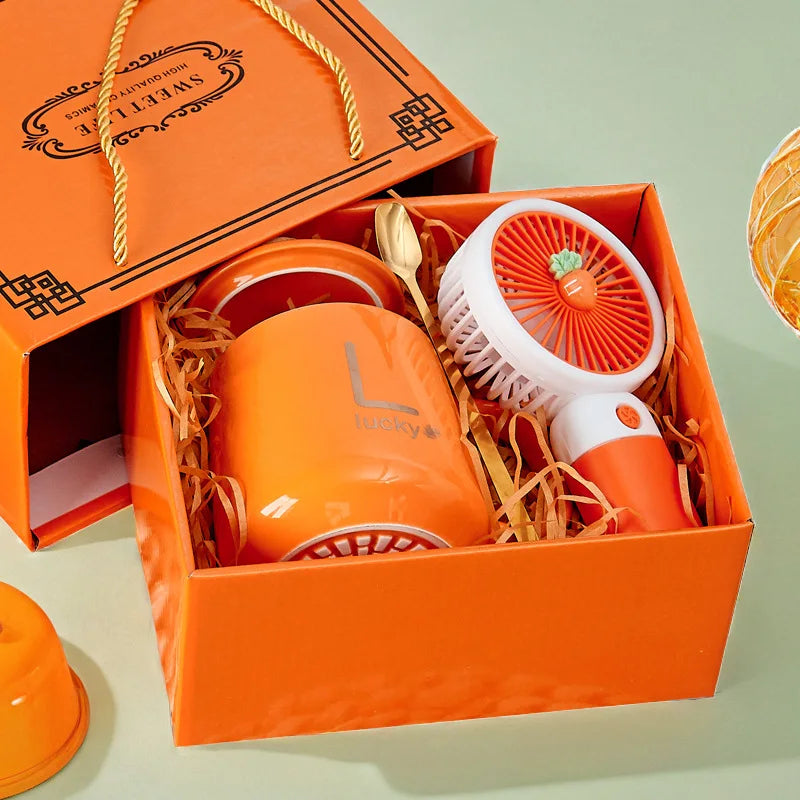 Custom Ceramic Mugs: 40 MOQ, 7-Day Lead, BPA-Free | 301-400ml Drinkware with Lid & Gift Box