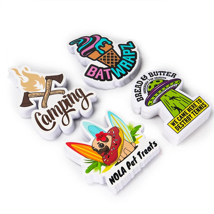 Custom Die Cut Vinyl Stickers with Logo | MOQ 500 Pcs