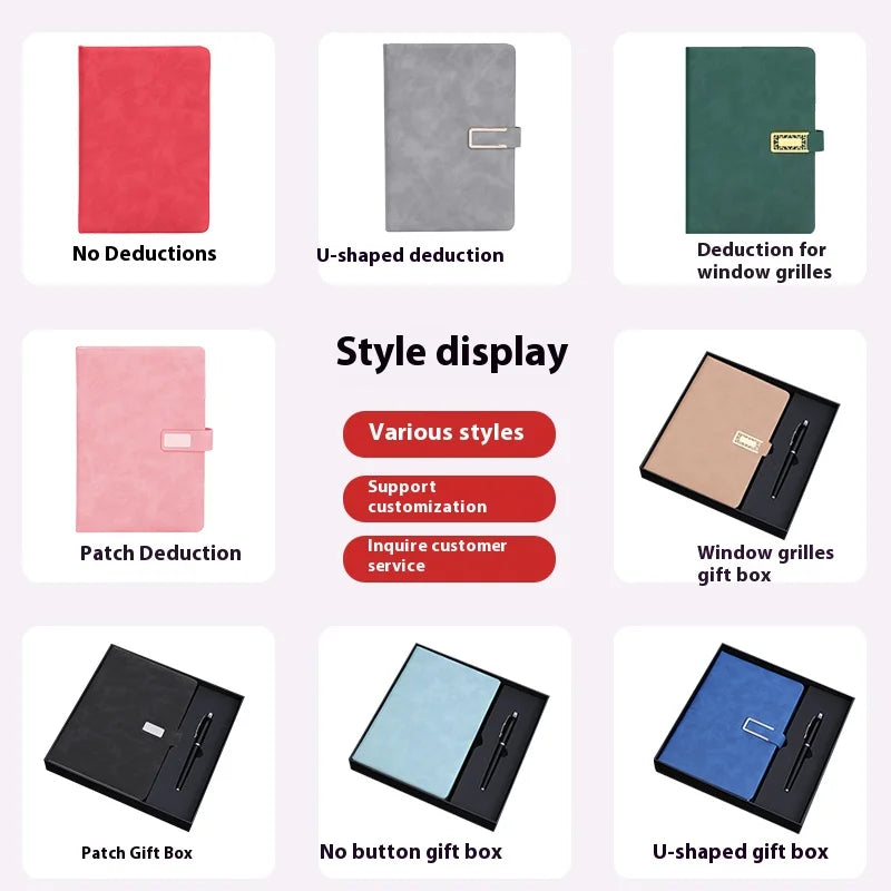 Custom PU Notebooks with Logo | Wholesale A5 Journals | 50 MOQ