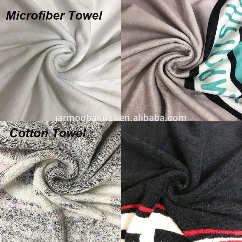 Custom Cotton & Microfiber Beach Towels | Free Design, Fast Shipping for Summer Events