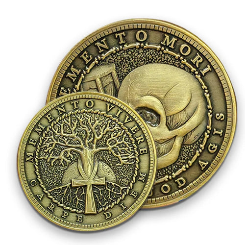 Custom Metal Challenge Coin with 3D Antique Gold | MOQ 10