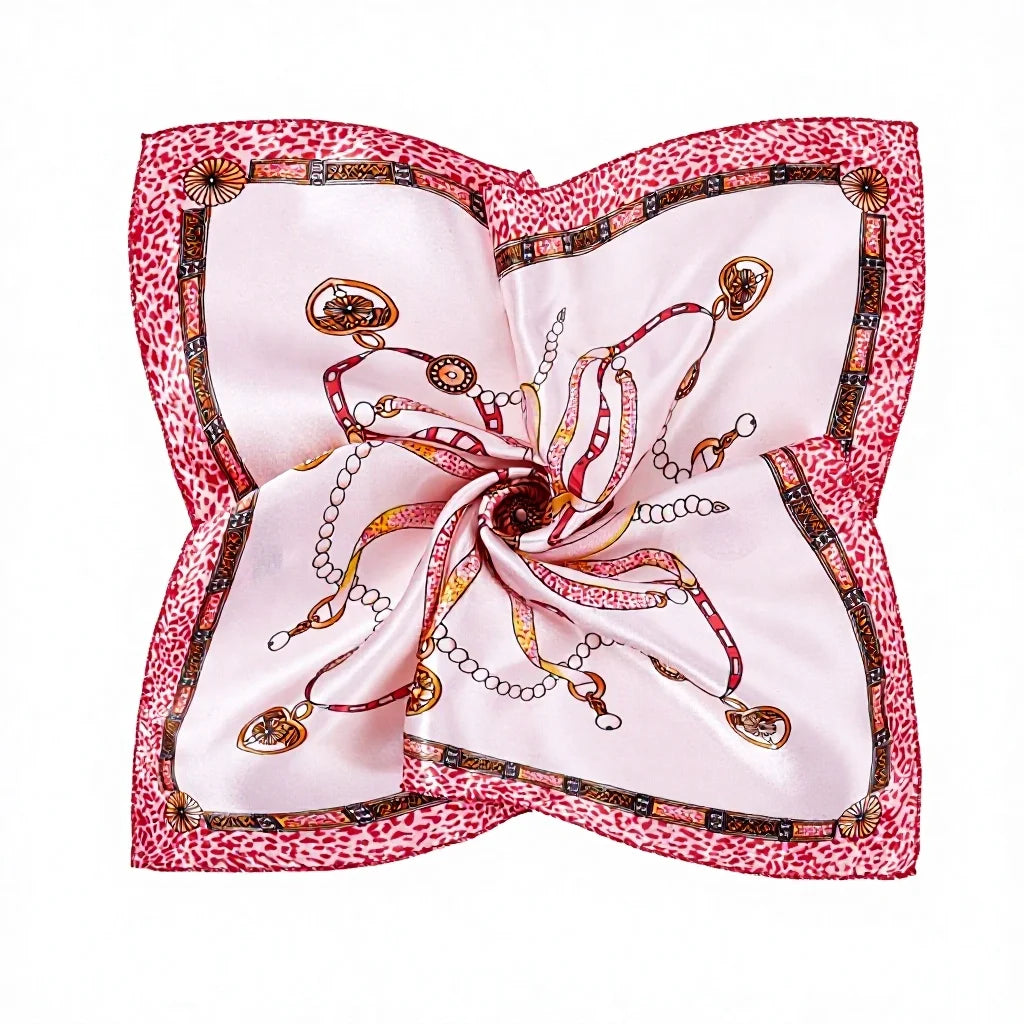 Personalized Silk Satin Scarves | 2-Piece MOQ & 3-7 Day Lead Time | 46 Colors | OEM Manufacture