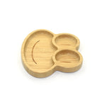 Bamboo Suction Plate Set | Animal Shapes | CPC Certified | 100 MOQ