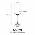 Vintage Crystal Wine Glasses: 500 MOQ, 14-Day Lead, LFGB Certified | Custom 500-1000ml Goblets