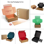 Custom Corrugated Mailer Boxes: 100 MOQ, 35-Day Lead, Free Sample | Pink Cosmetic Shipping Packaging
