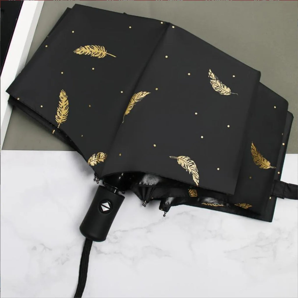 Custom 190T Pongee Umbrella with Logo | 100 MOQ Fully Automatic